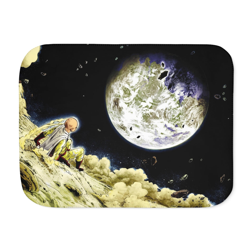 Anime One-Punch Manr Sherpa Blanket