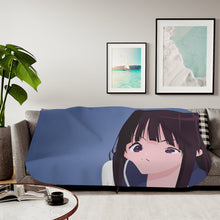 Load image into Gallery viewer, Eru Chitanda  Face Sherpa Blanket
