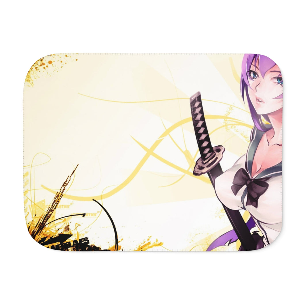 Highschool Of The Dead Sherpa Blanket