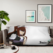 Load image into Gallery viewer, Kurisu Cosplay Sherpa Blanket
