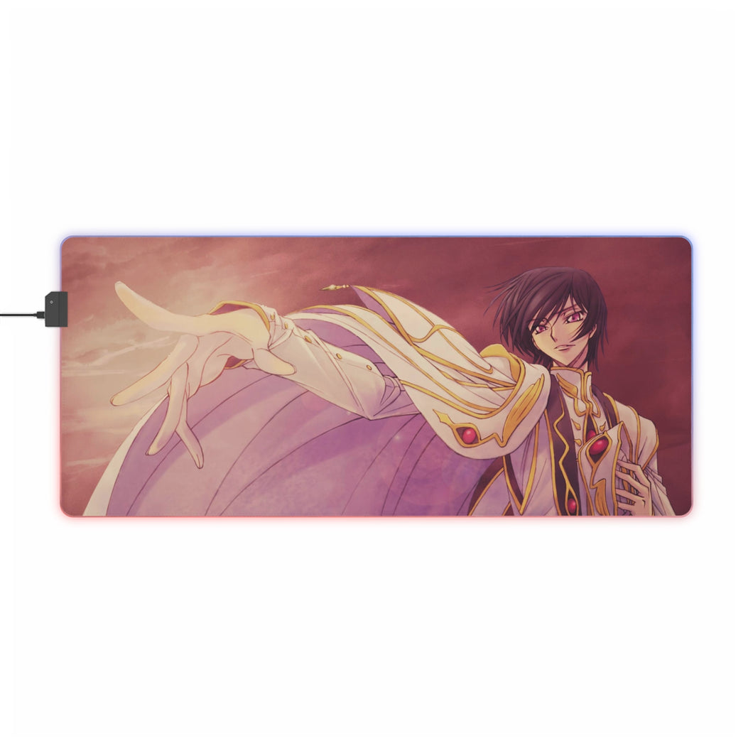 Code Geass Lelouch Lamperouge RGB LED Mouse Pad (Desk Mat)