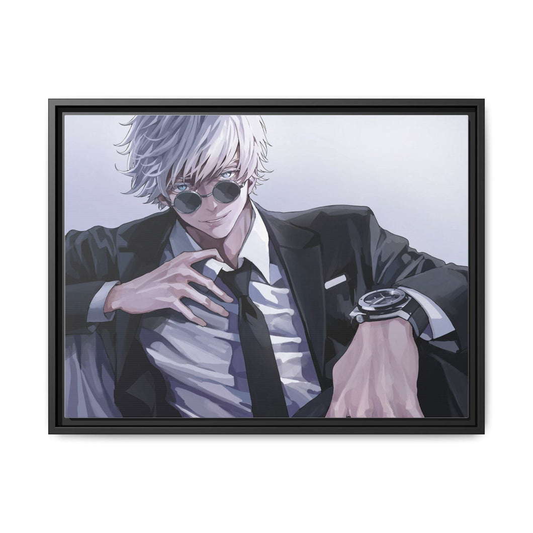 Satoru Gojo Canvas Framed Art Print