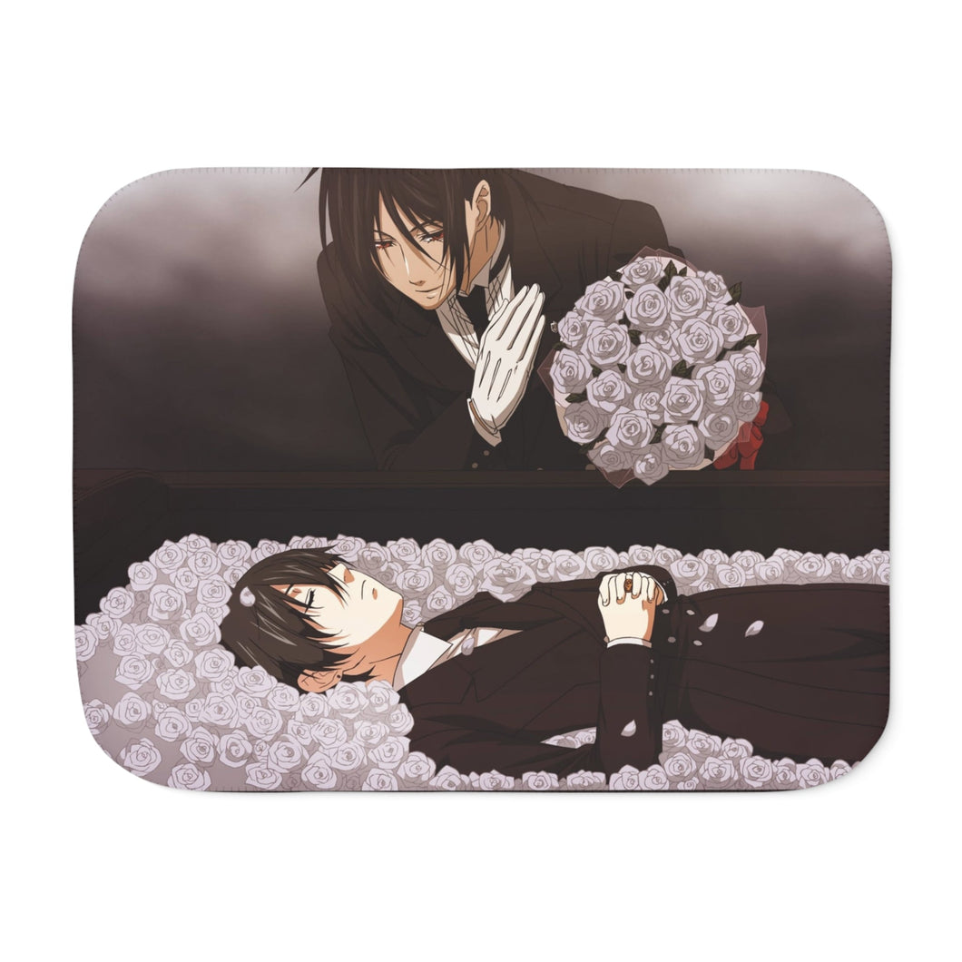 Black Butler Sherpa Blanket