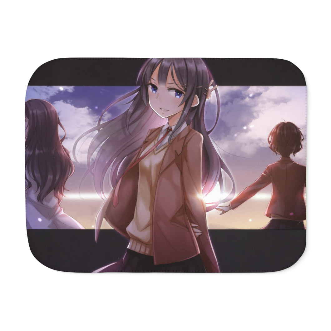 Anime Rascal Does Not Dream of Bunny Girl Senpai Sherpa Blanket
