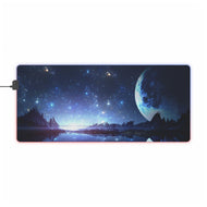 Anime Night RGB LED Mouse Pad (Desk Mat)