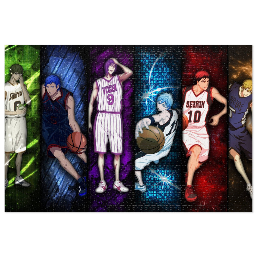 Kuroko's Basketball Tetsuya Kuroko, Daiki Aomine, Atsushi Murasakibara Jigsaw Puzzle