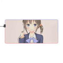 Load image into Gallery viewer, Kokoro Connect Iori Nagase RGB LED Mouse Pad (Desk Mat)
