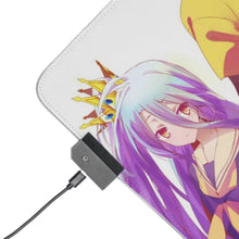 Load image into Gallery viewer, Sora and Shiro RGB LED Mouse Pad (Desk Mat)
