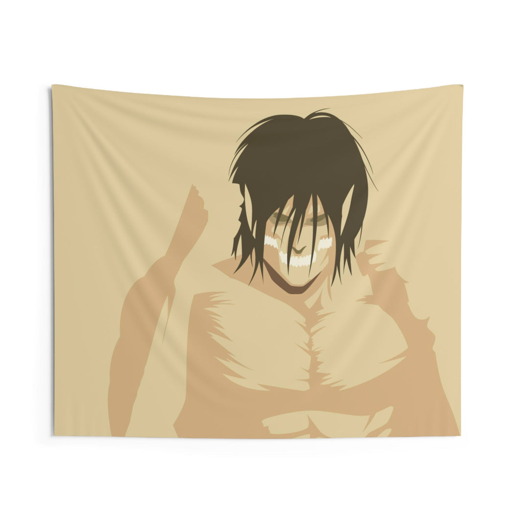 Eren Yeager (Titan) Indoor Wall Tapestry