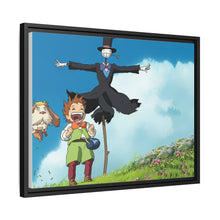 Load image into Gallery viewer, Anime Howl&#39;s Moving Castle Canvas Framed Art Print
