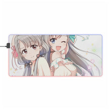 Load image into Gallery viewer, Hisakawa Twins RGB LED Mouse Pad (Desk Mat)
