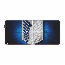 Load image into Gallery viewer, Anime Attack On Titan RGB LED Mouse Pad (Desk Mat)
