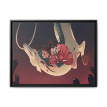 Load image into Gallery viewer, Anime Spirited Away Canvas Framed Art Print
