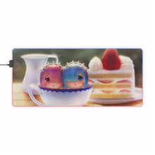 Load image into Gallery viewer, Rem &amp; Ram RGB LED Mouse Pad (Desk Mat)

