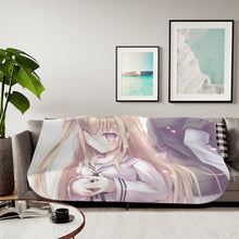 Load image into Gallery viewer, Anime Date A Liver Sherpa Blanket

