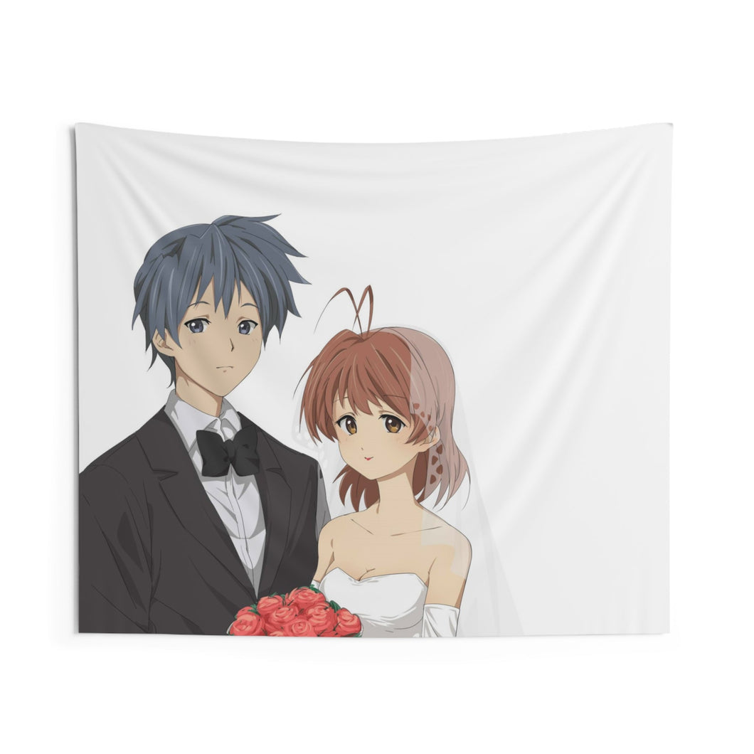 Clannad Tomoya Okazaki, Nagisa Furukawa Indoor Wall Tapestry