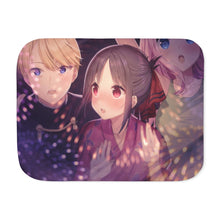 Load image into Gallery viewer, Kaguya-sama: Love is War Kaguya Shinomiya, Chika Fujiwara, Miyuki Shirogane Sherpa Blanket
