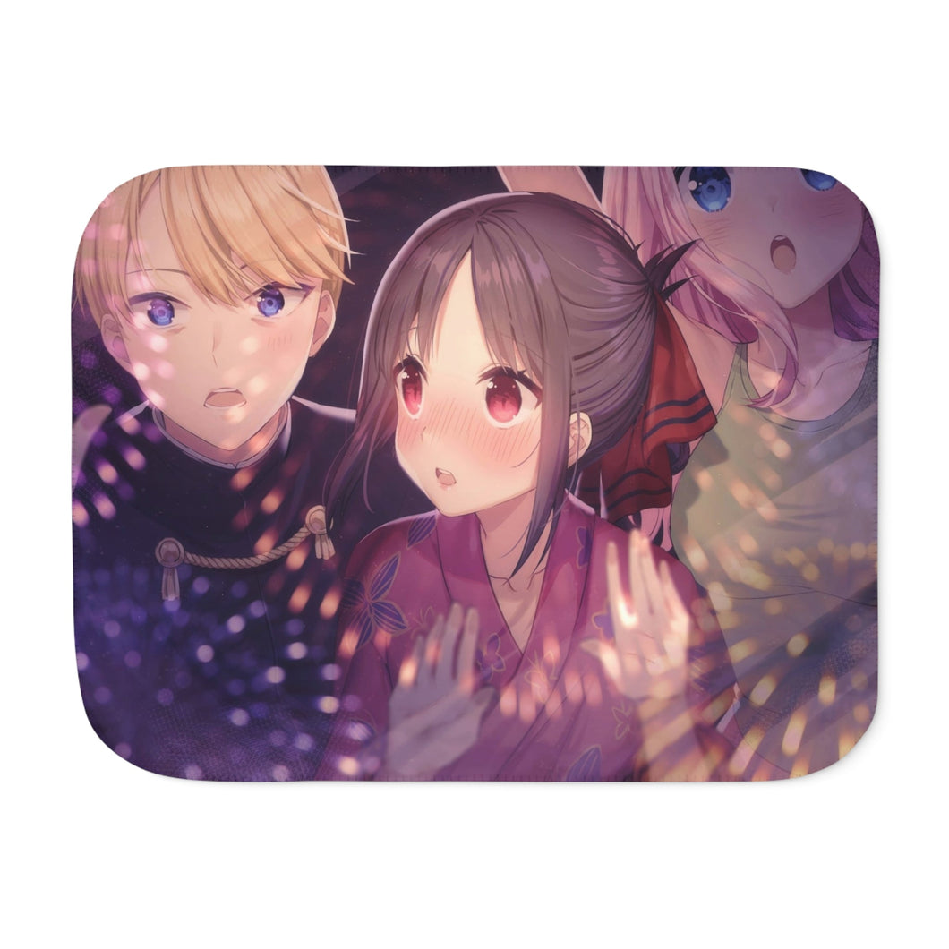 Kaguya-sama: Love is War Kaguya Shinomiya, Chika Fujiwara, Miyuki Shirogane Sherpa Blanket