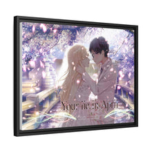 Load image into Gallery viewer, Anime Your Lie in April Canvas Framed Art Print

