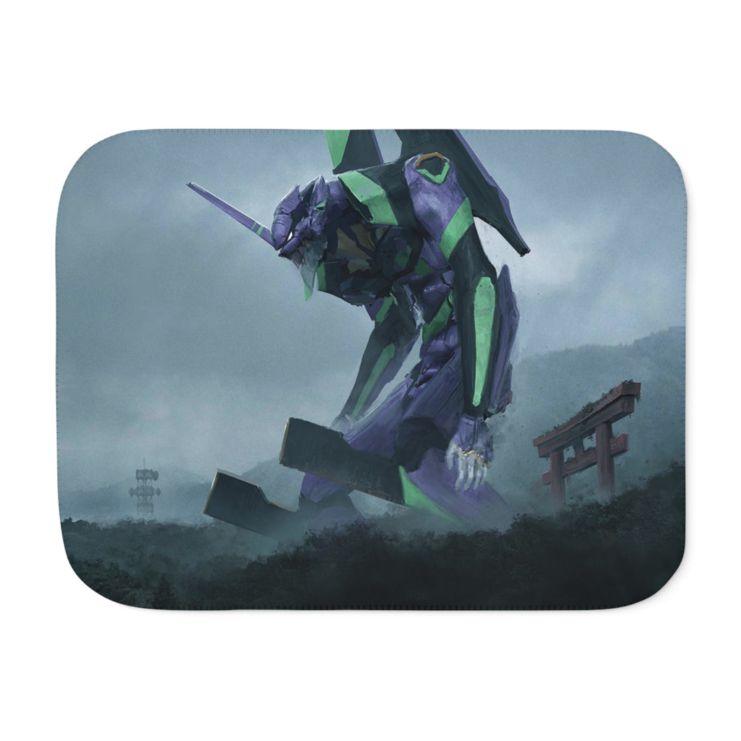 Anime Neon Genesis Evangelion Sherpa Blanket