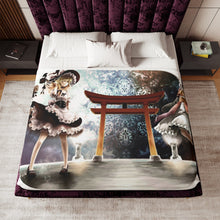 Load image into Gallery viewer, Hakurei And Marisa Kirisame Sherpa Blanket
