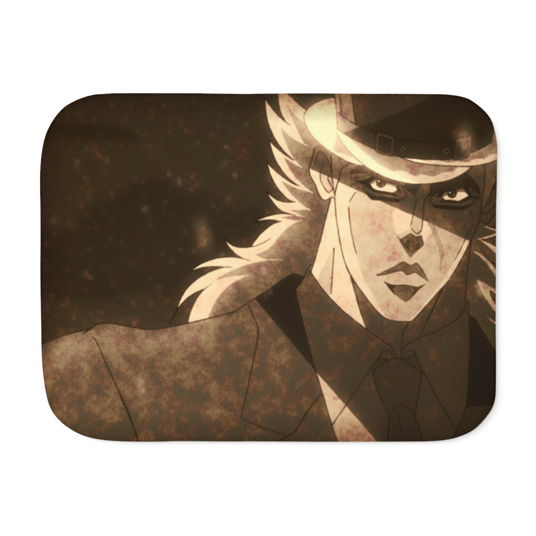 Anime Jojo's Bizarre Adventure Sherpa Blanket