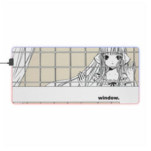Load image into Gallery viewer, Chobits RGB LED Mouse Pad (Desk Mat)
