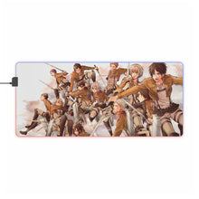 Load image into Gallery viewer, Anime Attack On Titan RGB LED Mouse Pad (Desk Mat)
