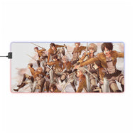 Anime Attack On Titan RGB LED Mouse Pad (Desk Mat)