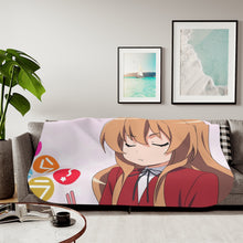 Load image into Gallery viewer, Toradora! Sherpa Blanket
