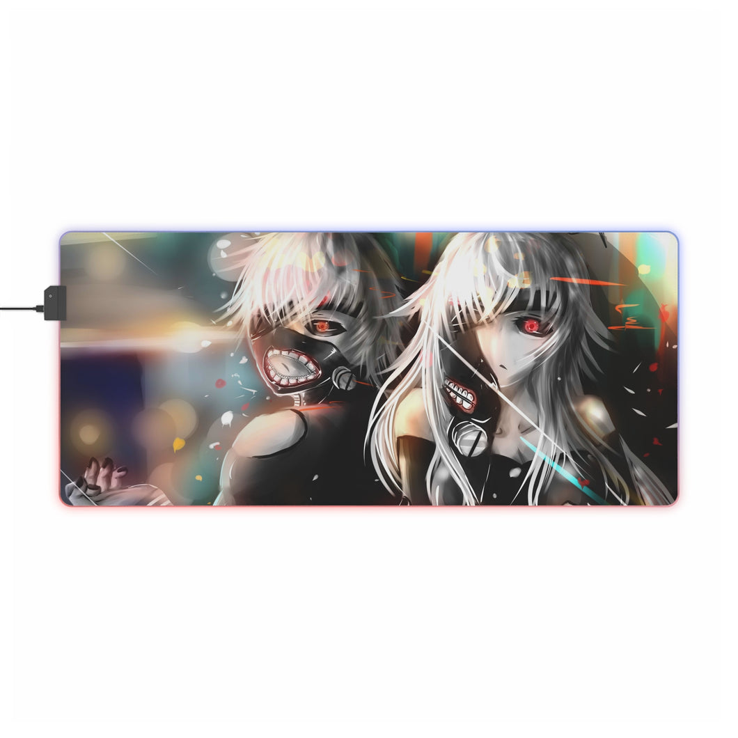 Tokyo Ghoul Ken Kaneki RGB LED Mouse Pad (Desk Mat)