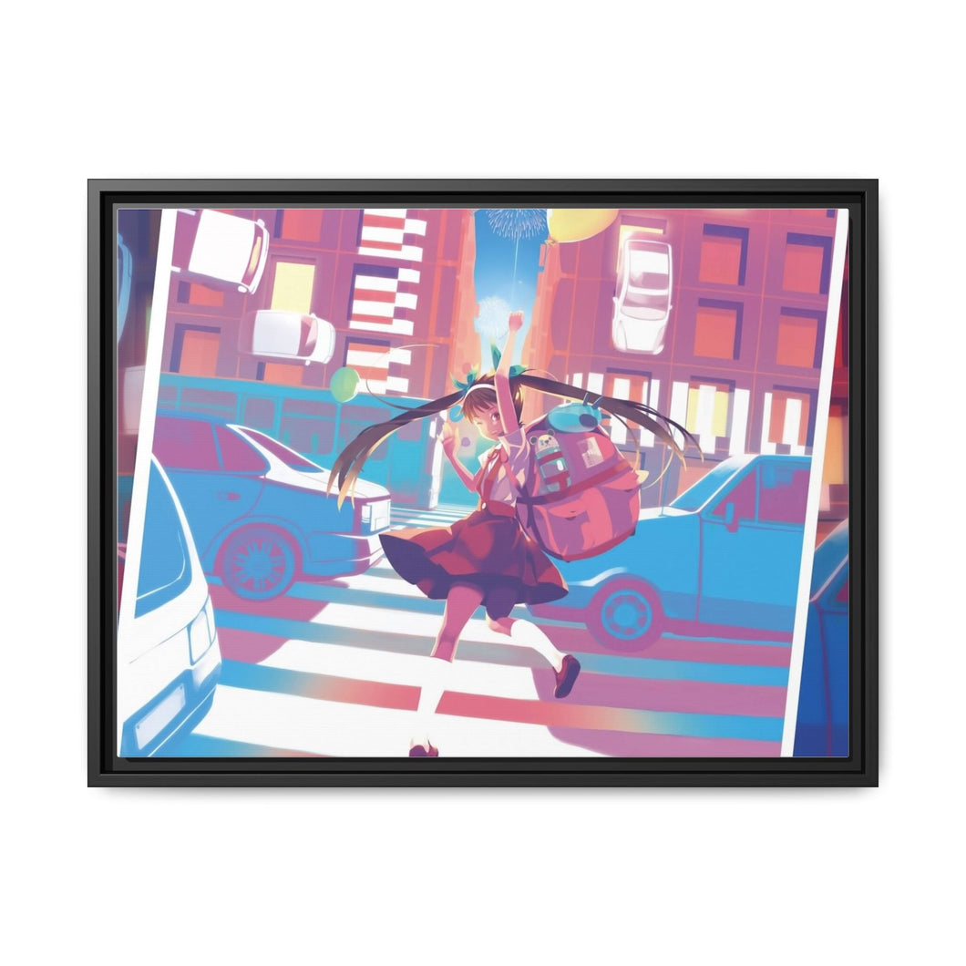Monogatari (Series) Canvas Framed Art Print