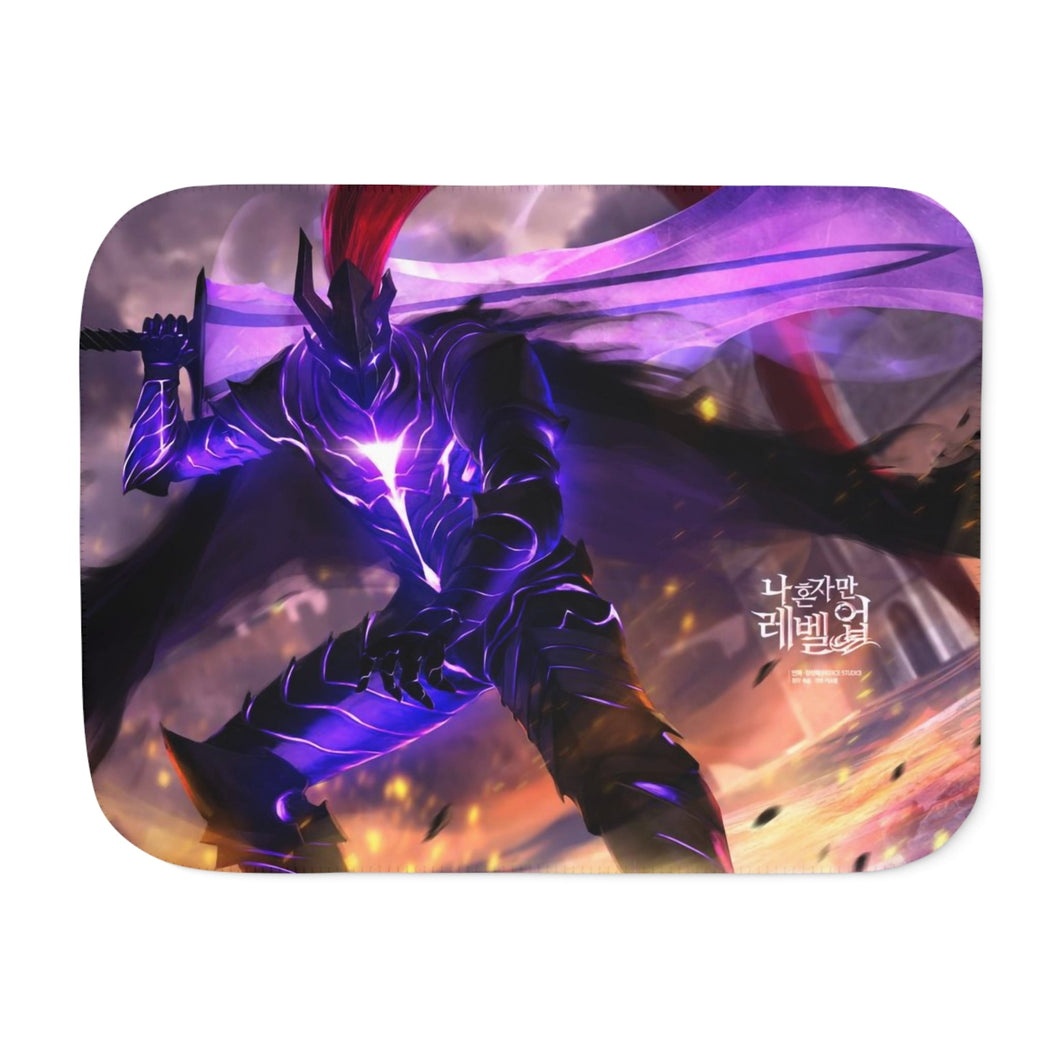 Anime Solo Leveling Sherpa Blanket