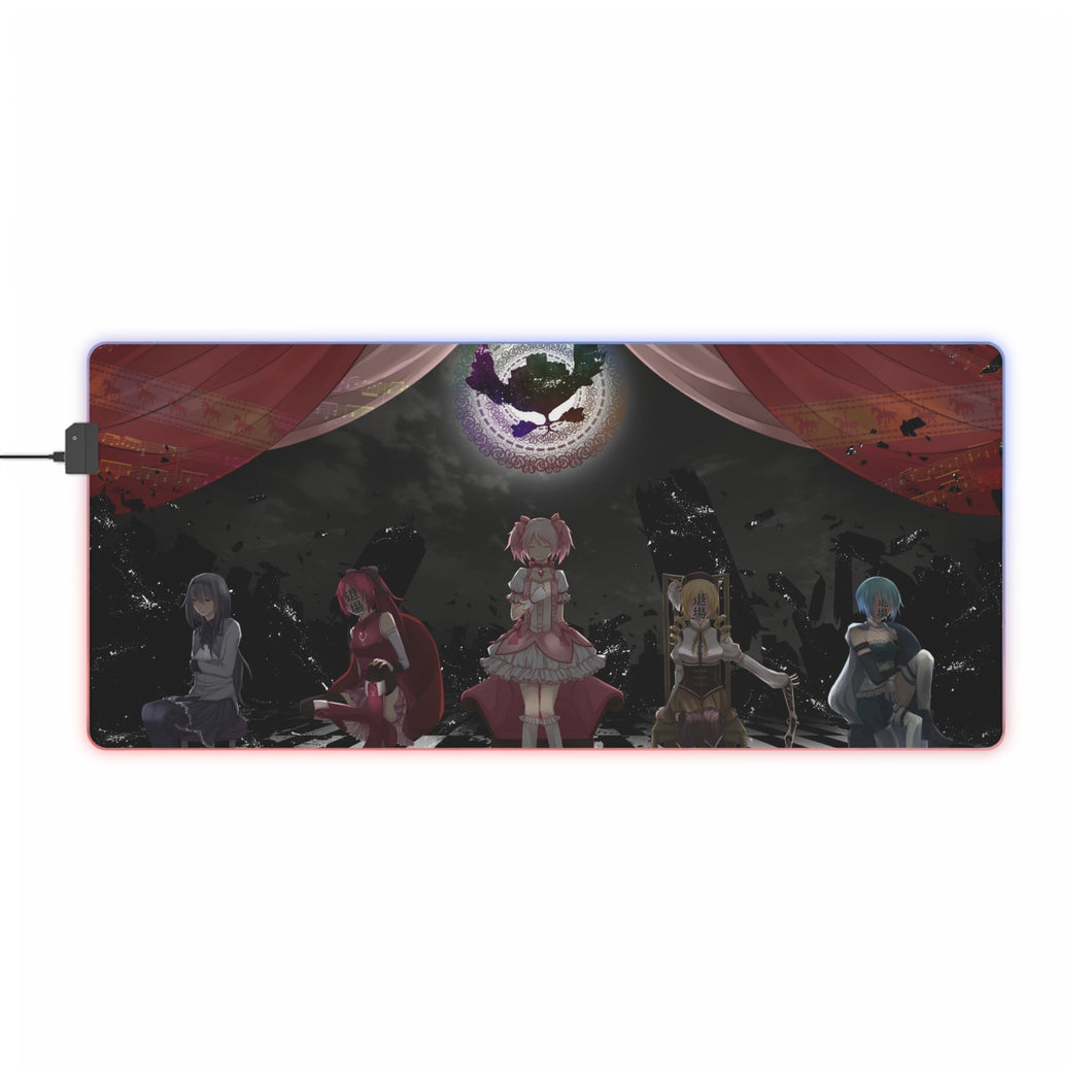 Puella Magi Madoka Magica RGB LED Mouse Pad (Desk Mat)