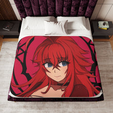 Load image into Gallery viewer, High School DxD Rias Gremory Sherpa Blanket
