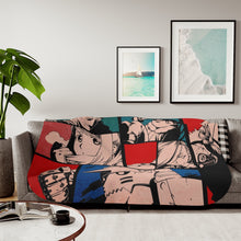 Load image into Gallery viewer, FullMetal Alchemist - Scar , Edward , Alphonse , Winry , Olivier , May  &amp; Shao Sherpa Blanket
