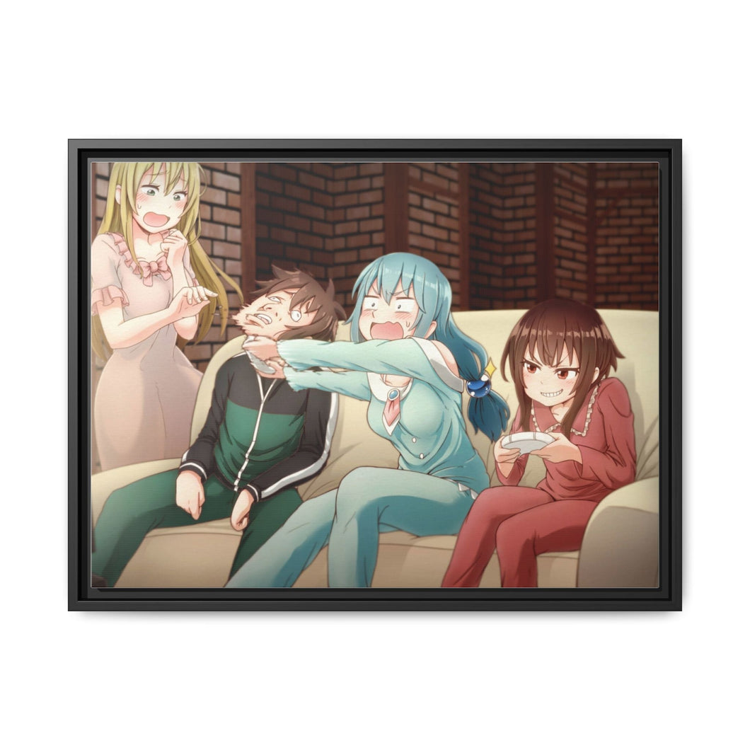 Anime KonoSuba - God’s blessing on this wonderful world!! Canvas Framed Art Print