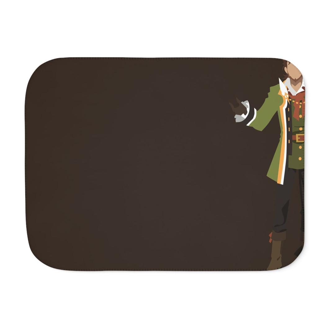 Caster of Red (Fate Apocrypha) Minimalist Sherpa Blanket