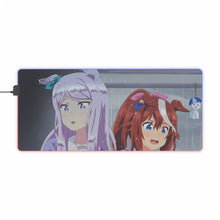 Load image into Gallery viewer, Mejiro McQueen &amp; Tokai Teio RGB LED Mouse Pad (Desk Mat)
