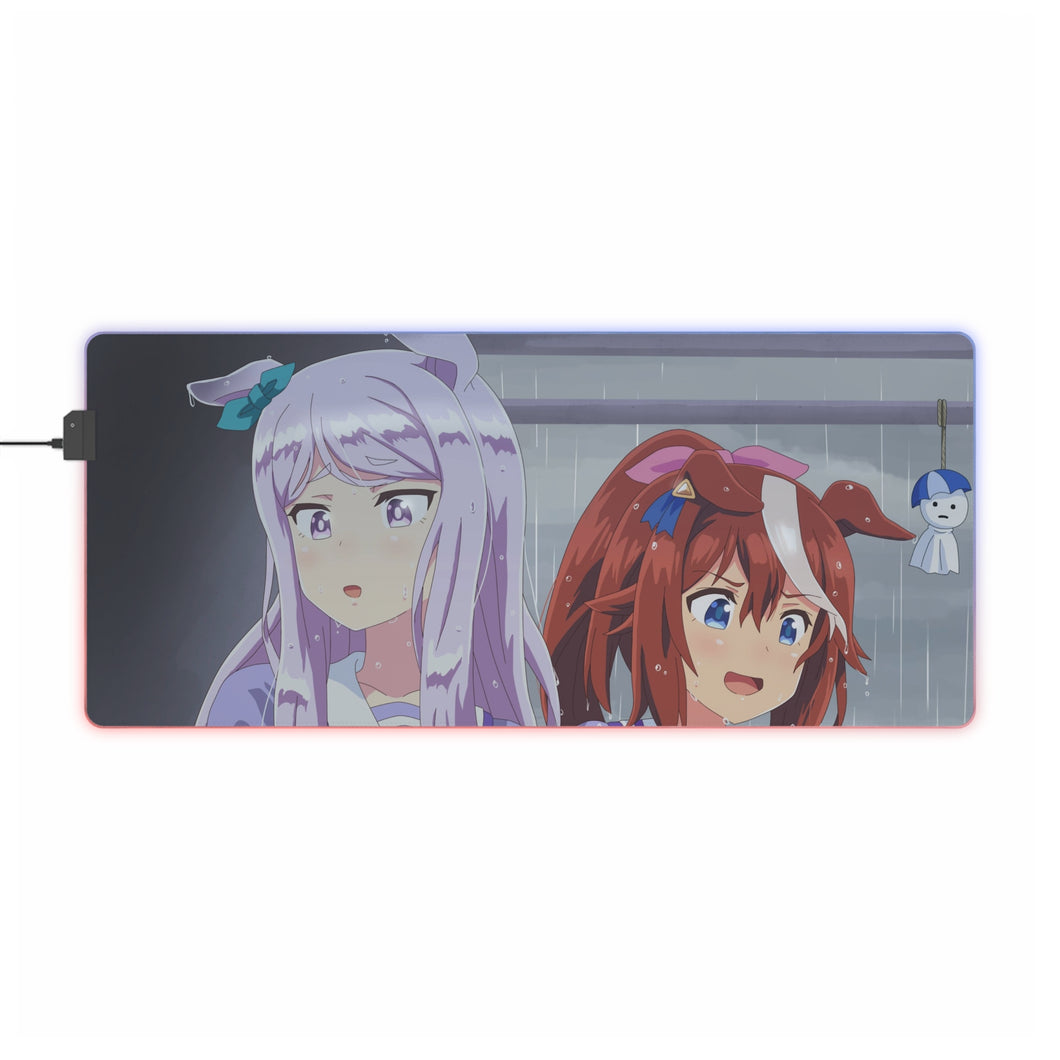 Mejiro McQueen & Tokai Teio RGB LED Mouse Pad (Desk Mat)