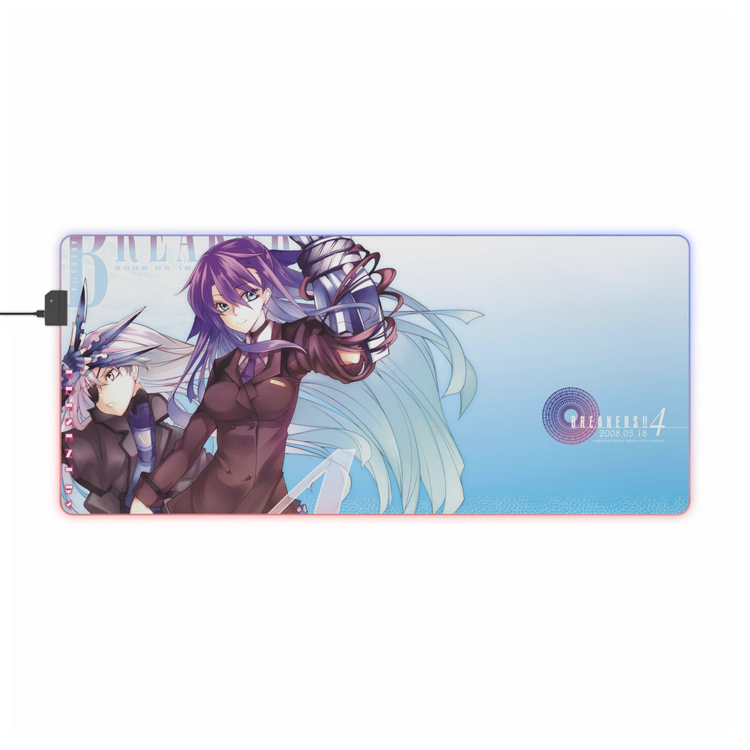Magical Girl Lyrical Nanoha RGB LED Mouse Pad (Desk Mat)