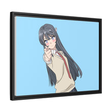 Load image into Gallery viewer, Rascal Does Not Dream Of Bunny Girl Senpai Canvas Framed Art Print
