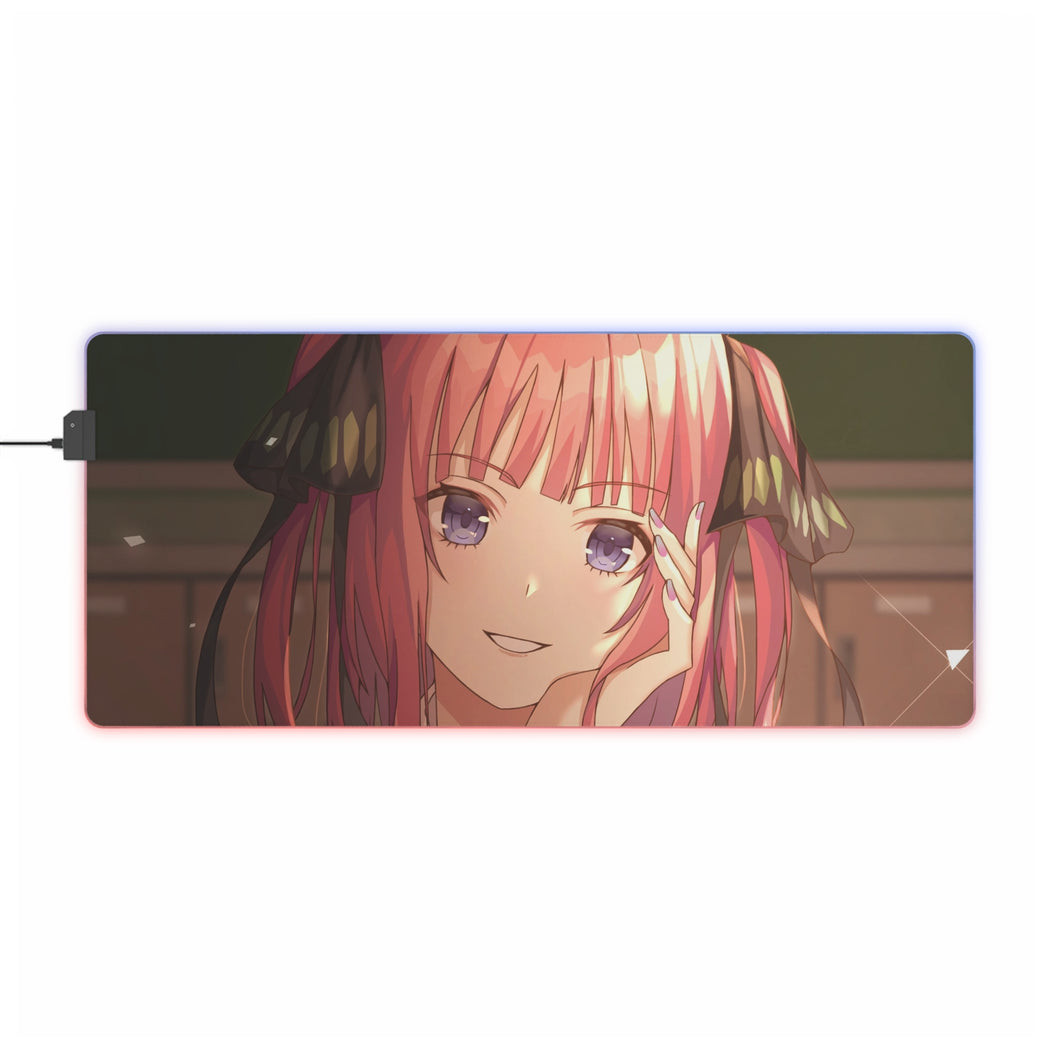 The Quintessential Quintuplets Nino Nakano RGB LED Mouse Pad (Desk Mat)