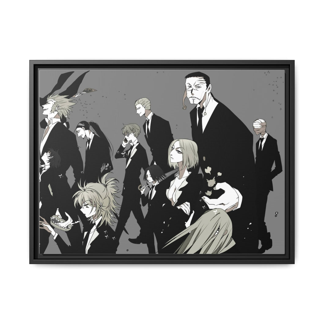 Phantom Troupe Canvas Framed Art Print