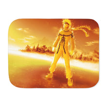 Load image into Gallery viewer, naruto uzumaki a glow of power Sherpa Blanket
