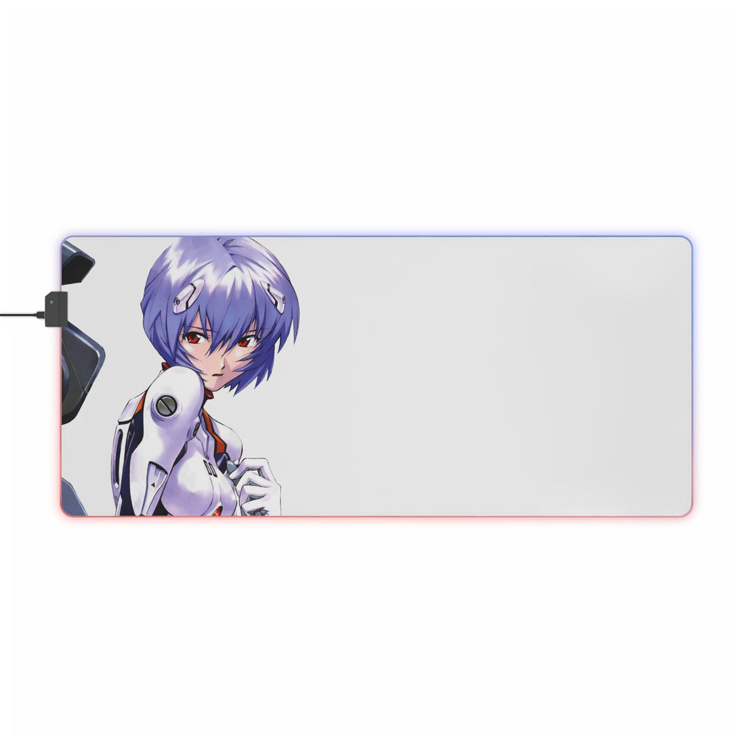 Neon Genesis Evangelion Rei Ayanami RGB LED Mouse Pad (Desk Mat)