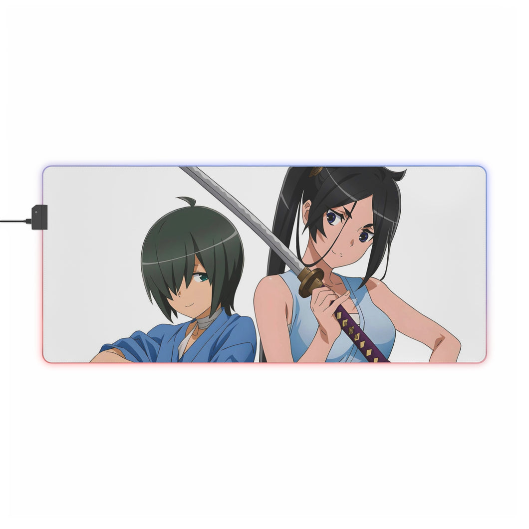 Is It Wrong to Try to Pick Up Girls in a Dungeon? Yamato Mikoto RGB LED Mouse Pad (Desk Mat)
