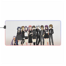 Load image into Gallery viewer, Mirai Nikki Yuno Gasai, Yukiteru Amano, Aru Akise, Muru Muru, Tsubaki Kasugano RGB LED Mouse Pad (Desk Mat)

