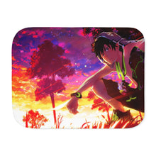 Load image into Gallery viewer, Blue Exorcist Sherpa Blanket
