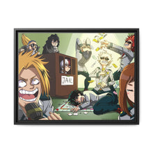 Load image into Gallery viewer, My Hero Academia Izuku Midoriya, Katsuki Bakugou, All Might, Tenya Iida, Shouta Aizawa Canvas Framed Art Print
